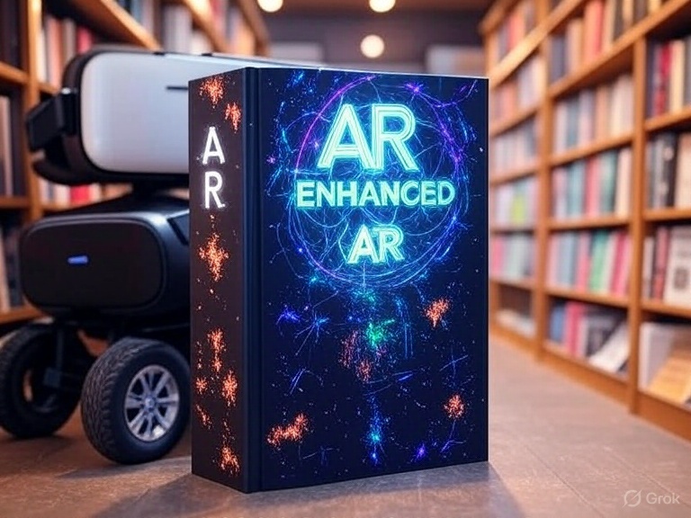 Virtual Book Tours utilizing VR and AR covers